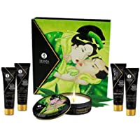 Secretos de una Geisha Aroma Te Verde - Kit Viaje Masaje Erótico by Shunga